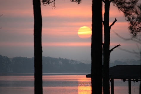 Sunrise over Choctaw Bay